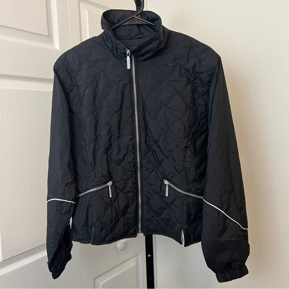 Head Vintage Black Quilted Activewear Jacket
